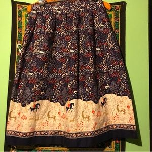 XS Whimsical Print Skirt